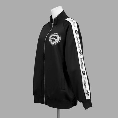 Y2K Gothic Bat Wing Track Jacket