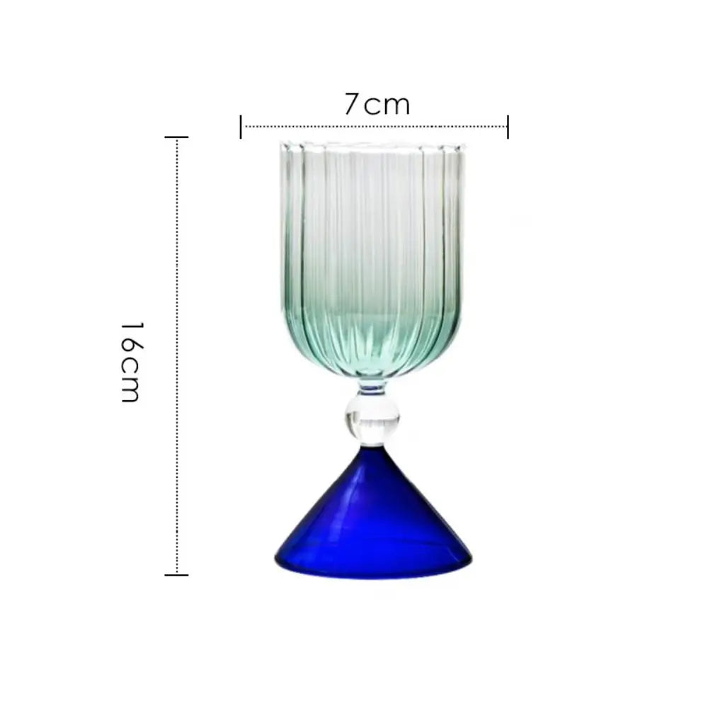 Colorful Cocktail Glass