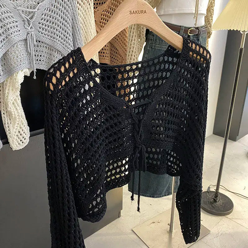 Vintage-Camisole-Strickpullover