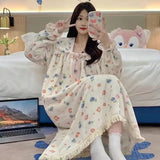 Korean Style Nightgown Sleepwear