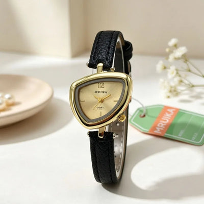 Y2K Triangle Women Leather Watch