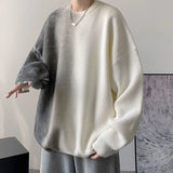 Y2K Farbverlauf Lockerer Pullover