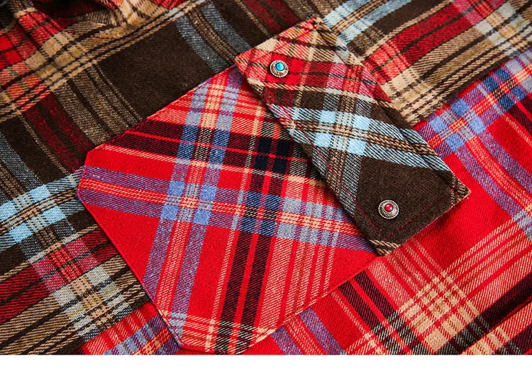 Plaid Oversized Flannel Shirt