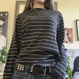 Fairy Grunge Striped Long Sleeve T-Shirt