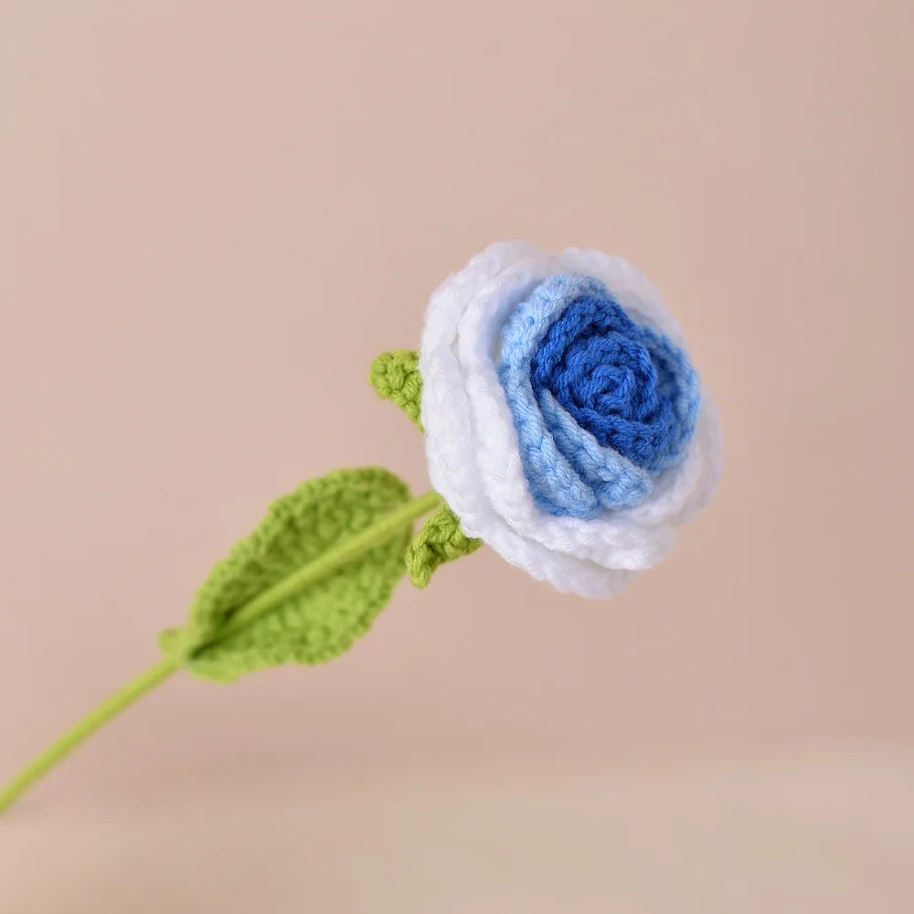 Single Bouquet Hand-Knitted Crochet Flower