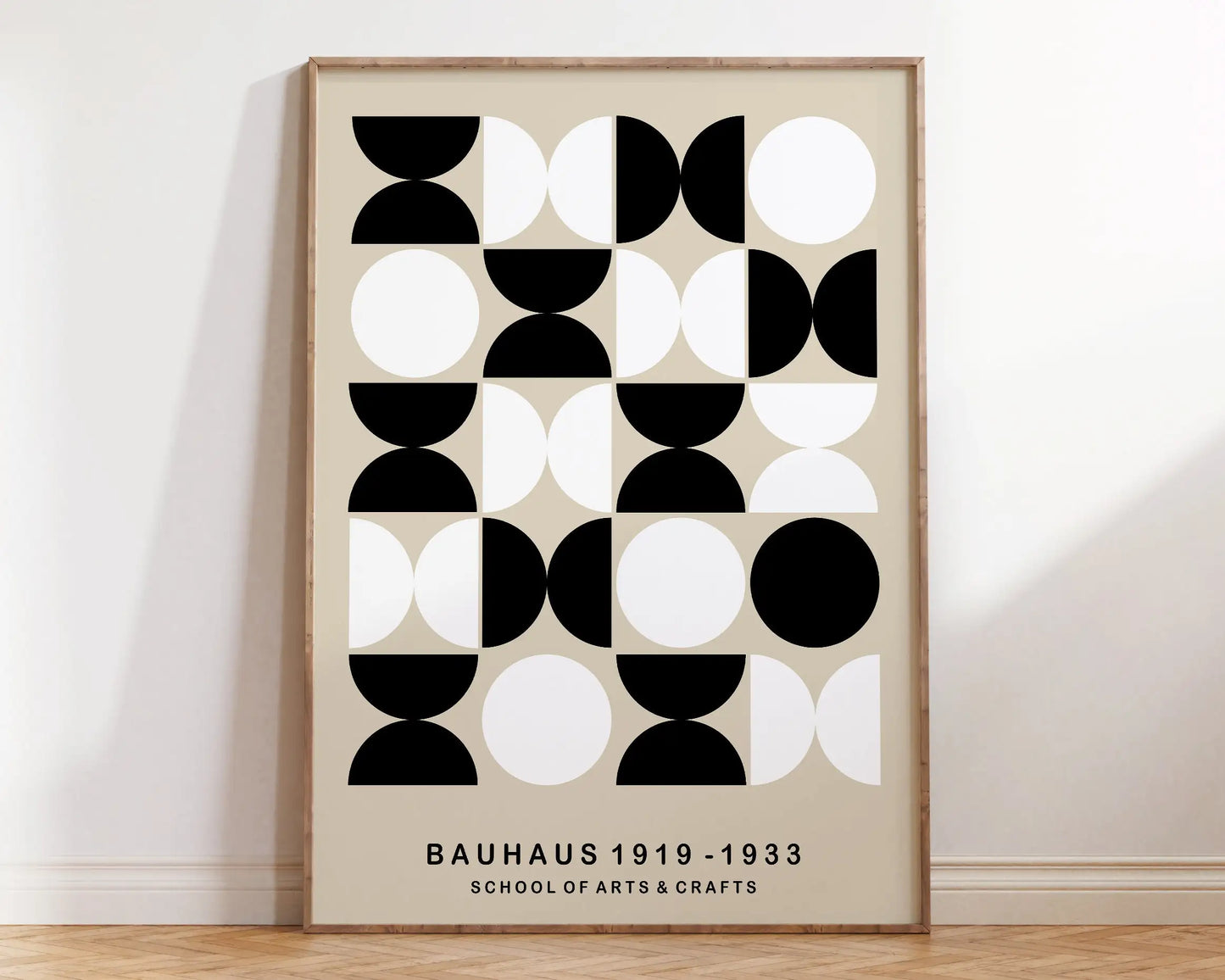 Modernist Geometric Canvas Poster