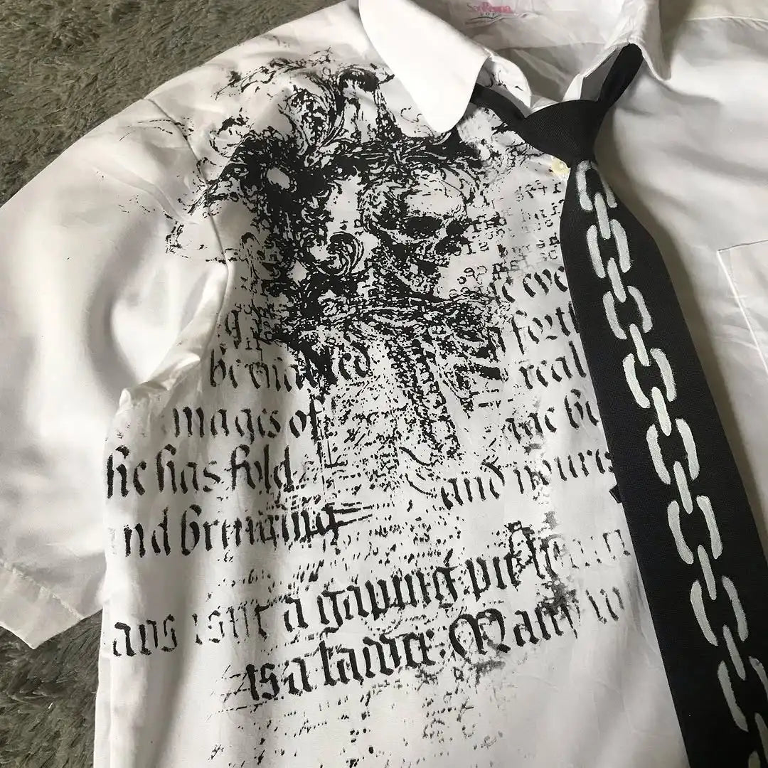 Y2K Gothic Tribial Shirt
