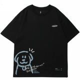 Lustiges Hip-Hop-Cartoon-Hunde-T-Shirt