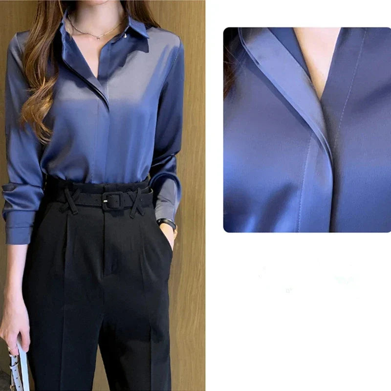 Corporate Girl Silk Shirt