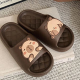 Capybara Thick Sole Slippers