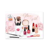 Perfume And High Heel Makeup Poster