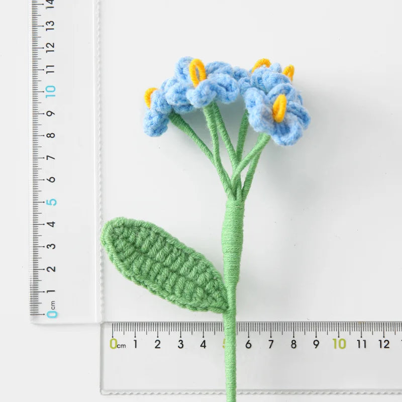 Handwoven Knitted Graduation Cute Mini Bouquet Flower