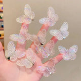 Colorful Butterflies Soft Girl Hairpins