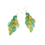 Vintage Hollow Leaves Shiny Earrings