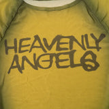 Y2K Heavenly Angels bedrucktes Crop Top