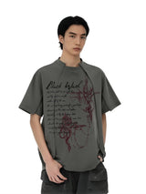 Y2K Totem Print Short Sleeve T-Shirt
