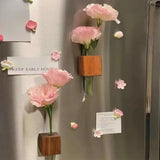 Vintage Wooden Test Tube Vase