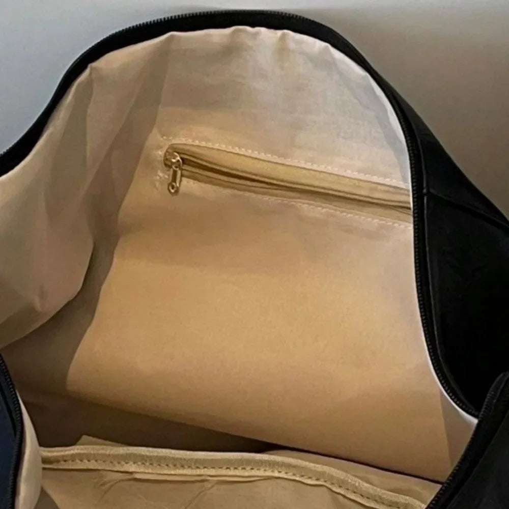 Y2K Dumpling Shaped PU Leather Crossbody Bag