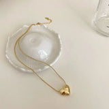 Chic Vintage Heart Pendant Necklace