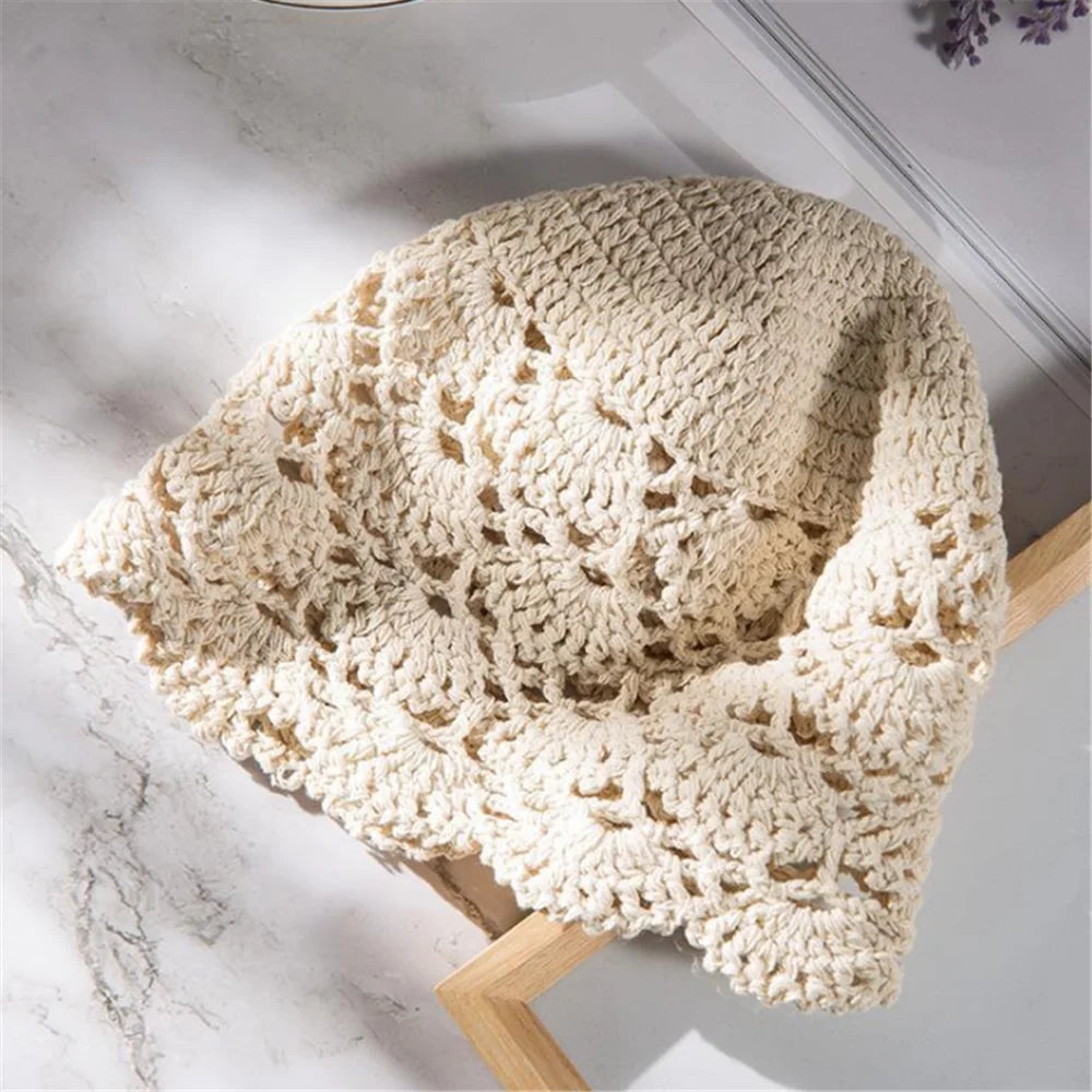 Handmade Knitted Hollow Out Beanie