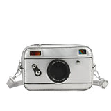 Blue Camera Shape Cross Bag