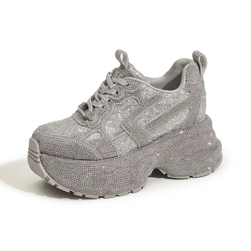 Women's Rhinestone Sneakers