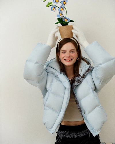 Padded Cropped Puffer Jacket