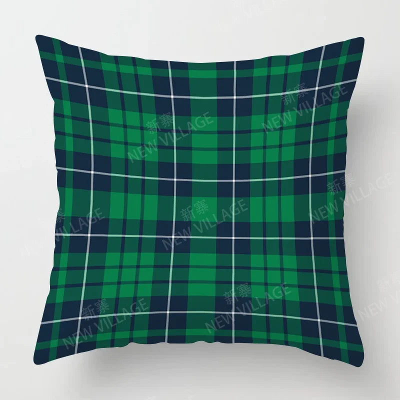 Simple Checkered Pillowcase