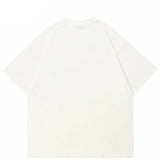 Casual Blurry Letters Graphic T-Shirt