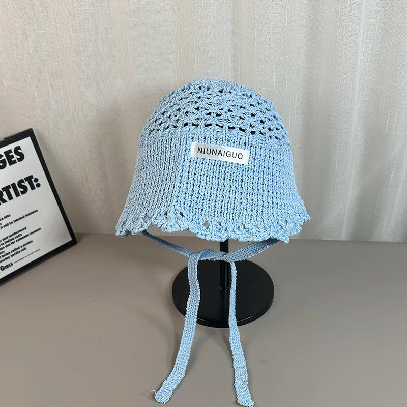 Knitted Letter Buet Hat