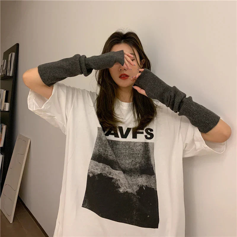 Camiseta de chica suave, creativa y moderna