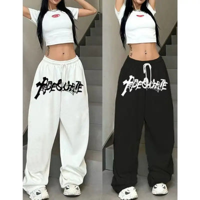 Y2K Star Wide Leg Sweatpants