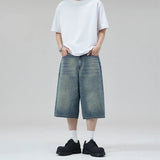 Casual Vintage Loose Denim Short