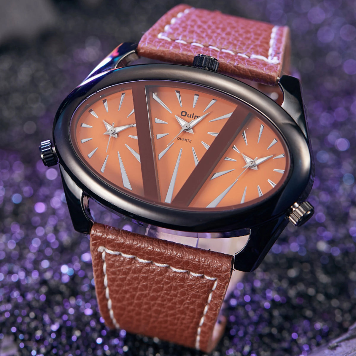 Multi-Time Zone Military Male Watch