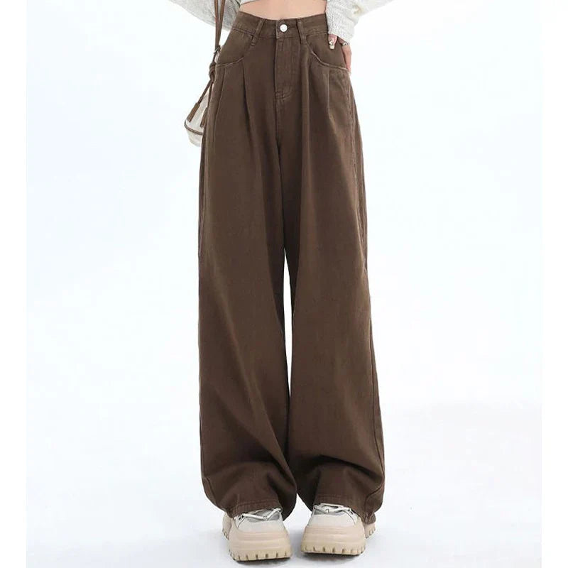 Warm Wide Leg Thermal Jeans