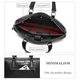 Leather Crocodile Messenger Bag