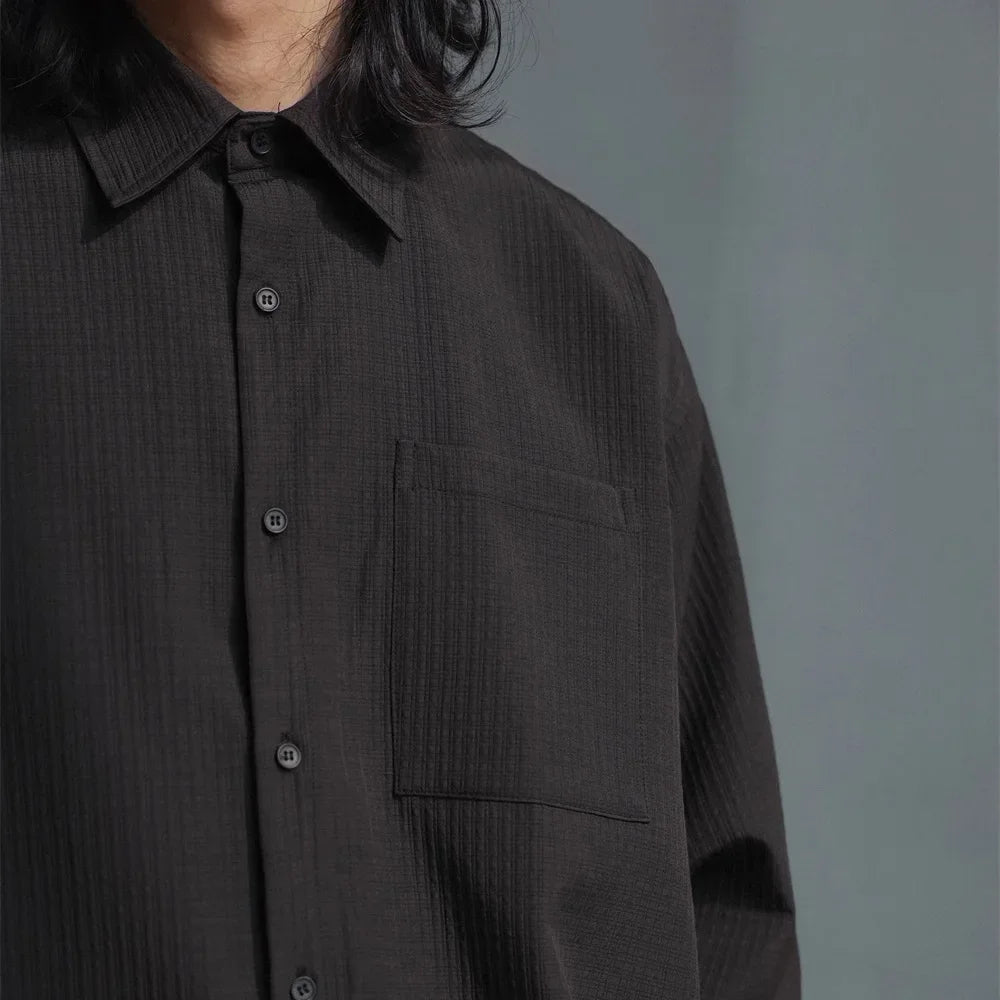Japanese Oversize Long Sleeve Shirt