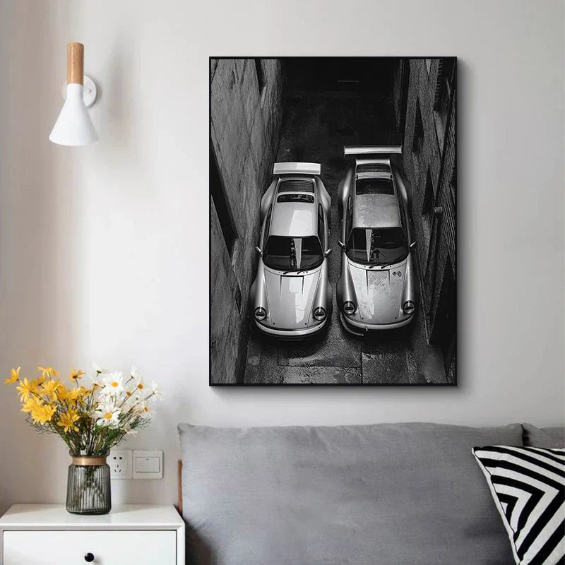Classic Porsche 911 Alpine Drive Poster