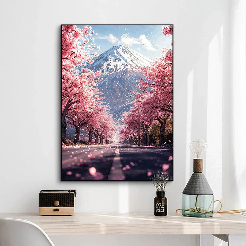 Japanese Cherry Blossoms Poster