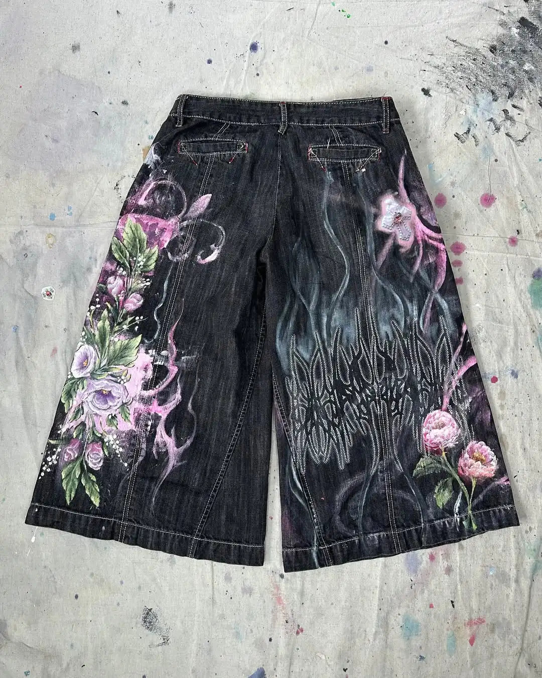 Y2K Vintage Patchwork Jorts
