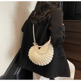 Creative Conch Handmade Crochet Shoulder Bag