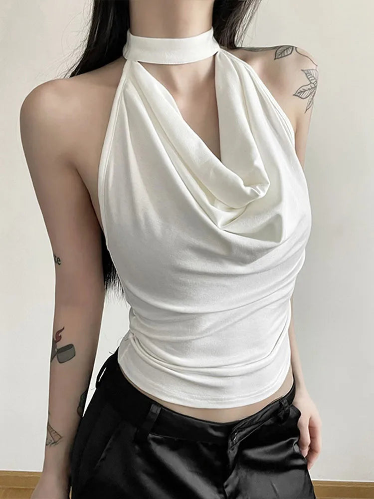 Solid Color Simple Casual Top