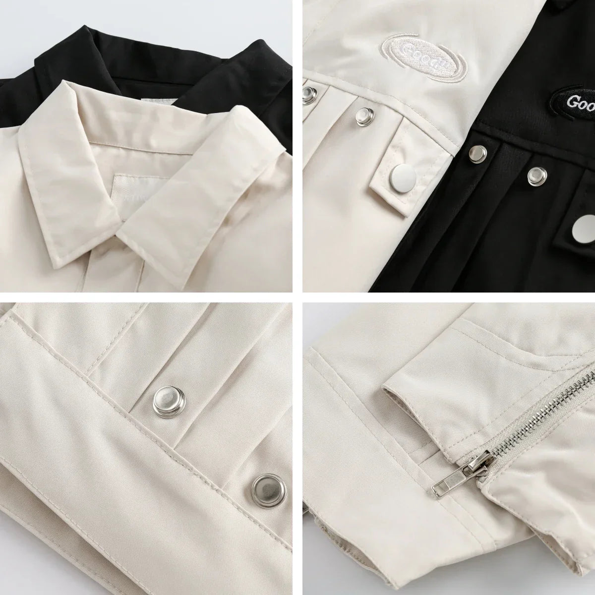 Boxy Fit Pocket Varsity Jacket