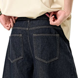 Navy Baggy Denim Jeans