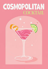 Colorful Cocktail Drinks Posters