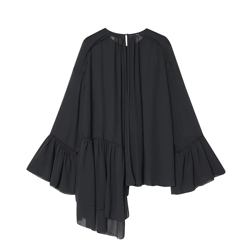 Versatile Loose Butterfly Chiffon Blouse