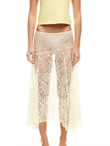 Soft Girl Transparent Lace Skirt