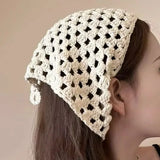 Vintage Knitted Hollow Out Headband