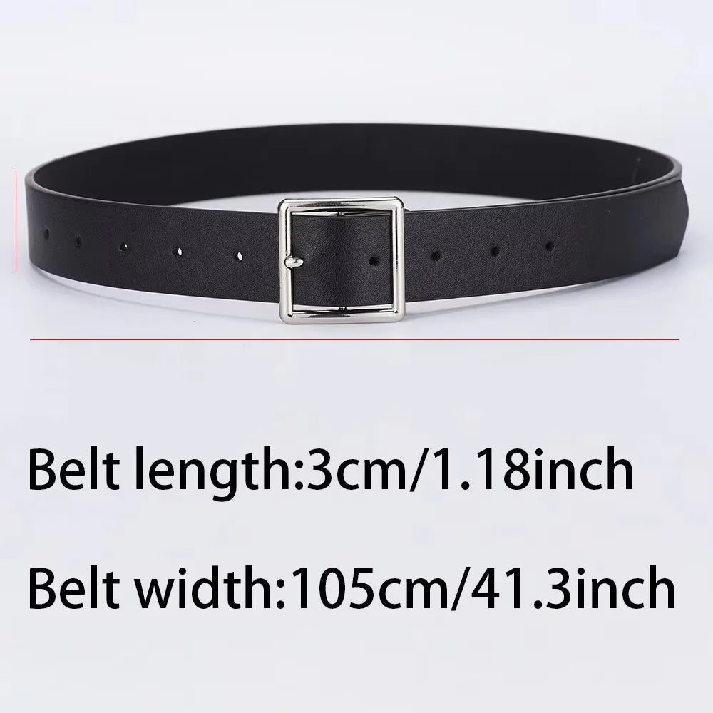 Classic Faux Leather Belt