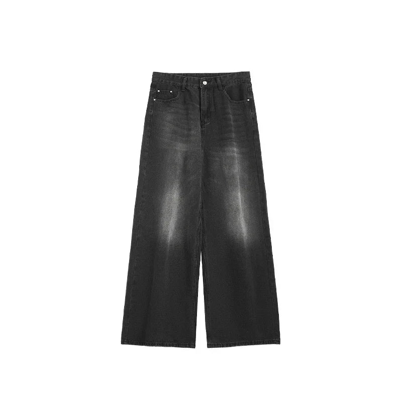Solid Color High Waist Jeans